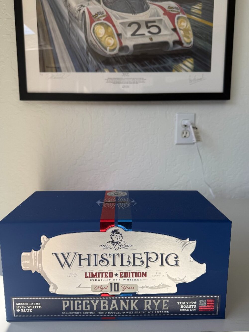 Collectors Whistle Pig Limited Edition Piggy Bank Box